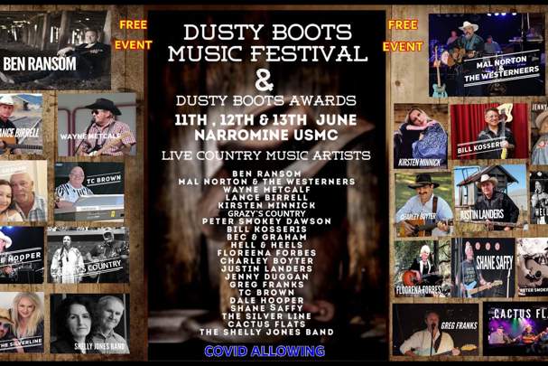 2021 Dusty Boots Music Festival and Dusty Boots Awards